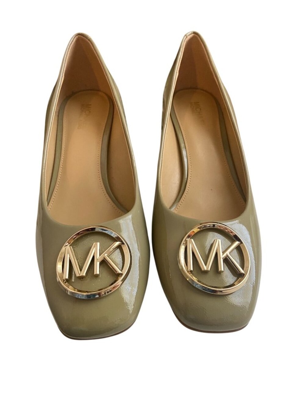 Michael Kors Olive Patent Leather Low Heel 2" Pumps 6M